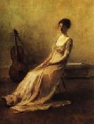 Thomas Dewing The Musician Sweden oil painting artist
